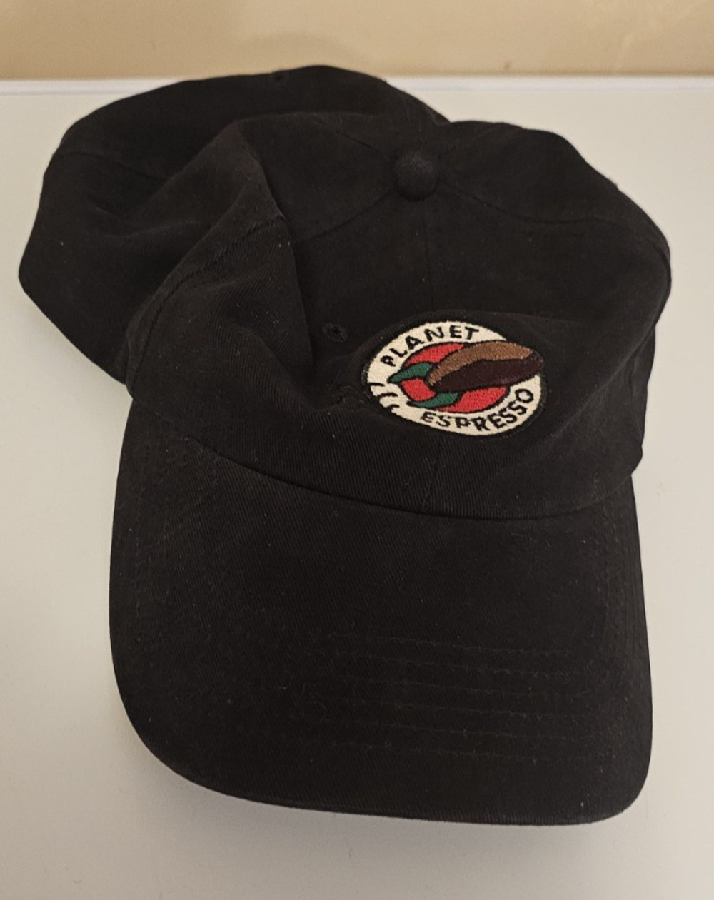 SDCC 2026 Futurama Planet Espresso Black Baseball Cap Hat Hulu Animayhem Disney
